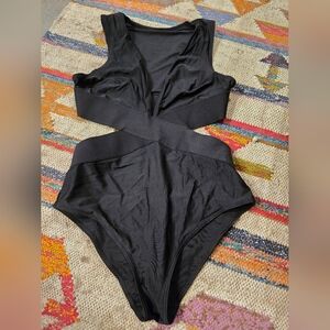 H&M Black Shapewear Bodysuit